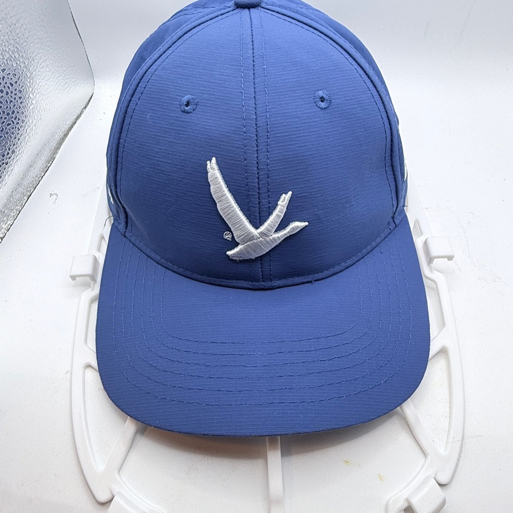 Bridgestone Golf Hat OSFM Blue Grey Goose‎ Embroidered Performance Cap